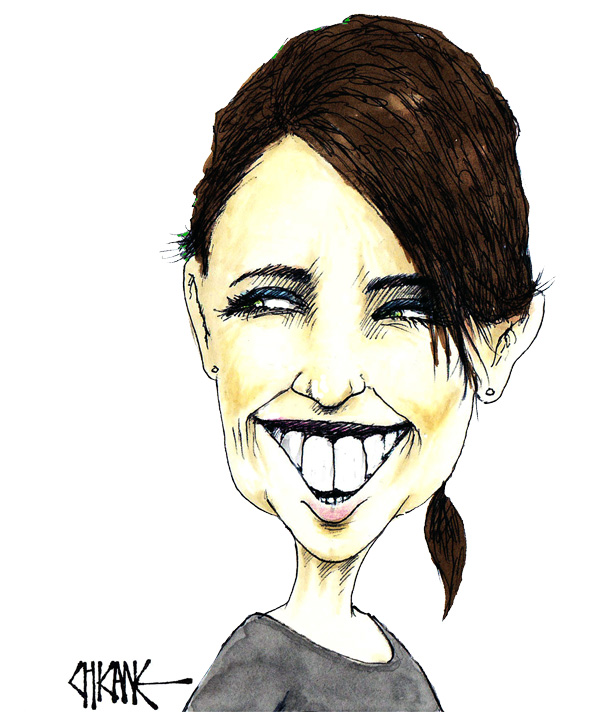 Caricature of Jacinda Ardern  by Chicane